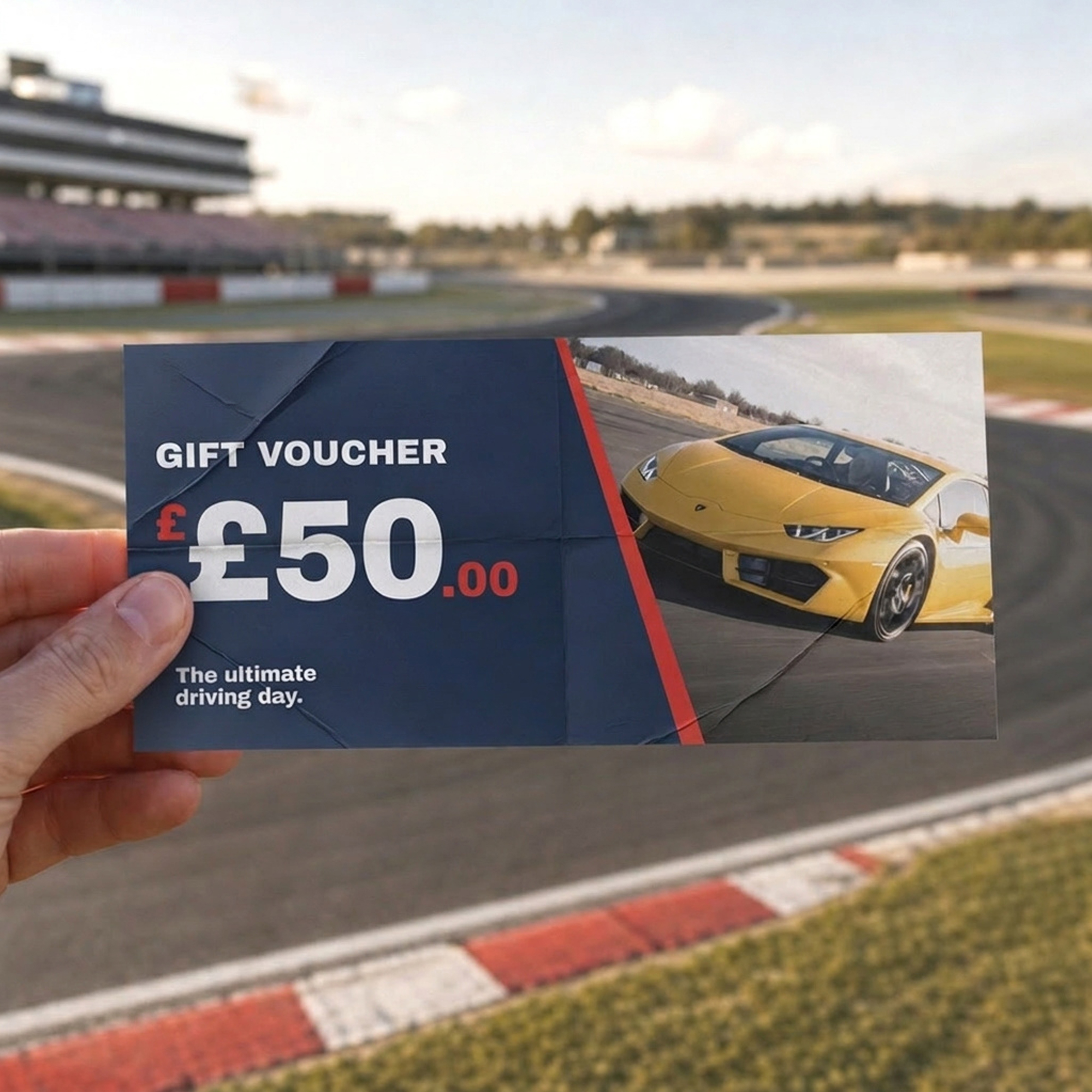 Supercar gift voucher