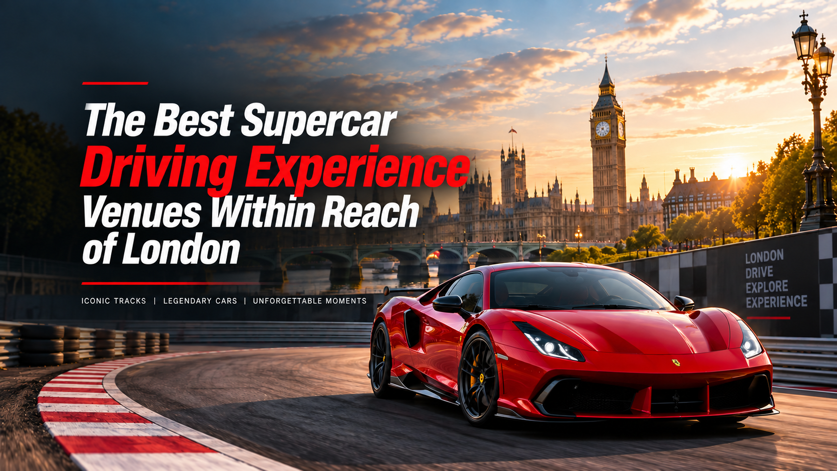 supercar driving venues near London