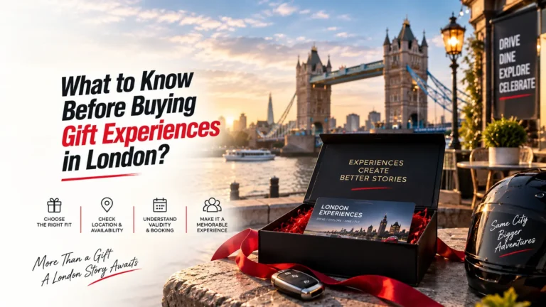 gift experiences london